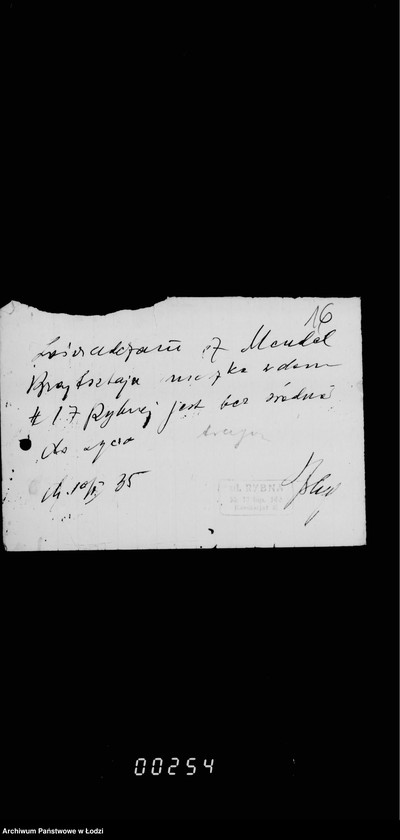 Obraz 20 z jednostki "Akta dotyczące spraw Urzędu Stanu Cywilnego"