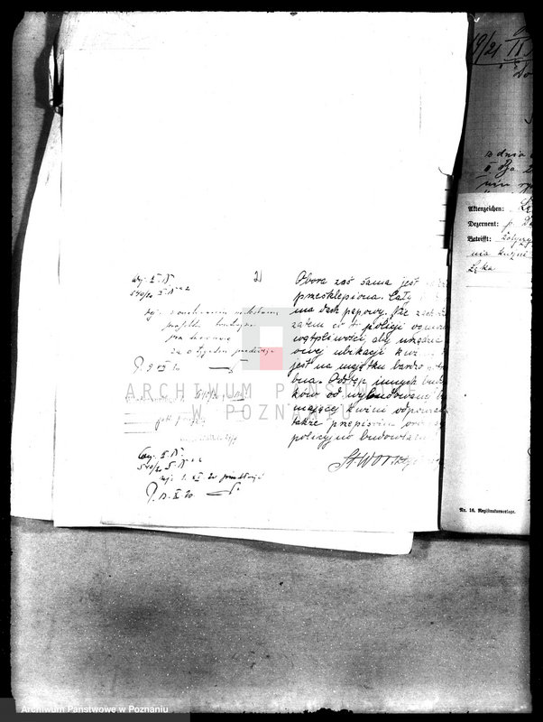 Obraz 6 z jednostki "Sprawy budowlane domeny Łęka"