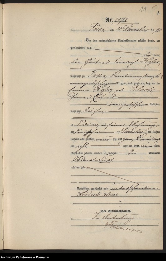 Obraz 14 z jednostki "Księga urodzeń t. VI"