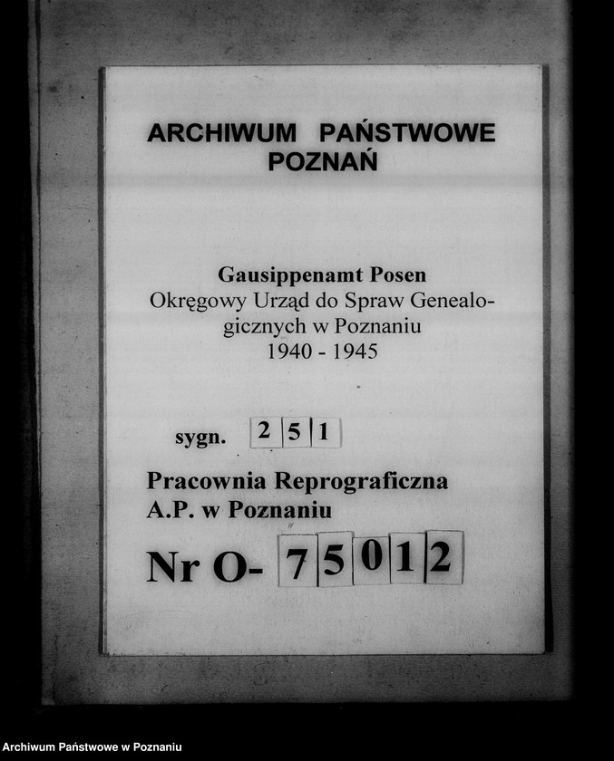 Obraz 1 z jednostki "Judenregister [powiat ostrowski]"