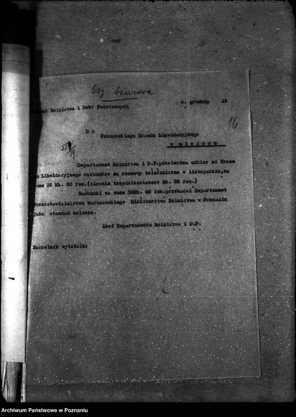 Obraz 20 z jednostki "Sprawy gospodarcze-ogólne Telefony departamentu"