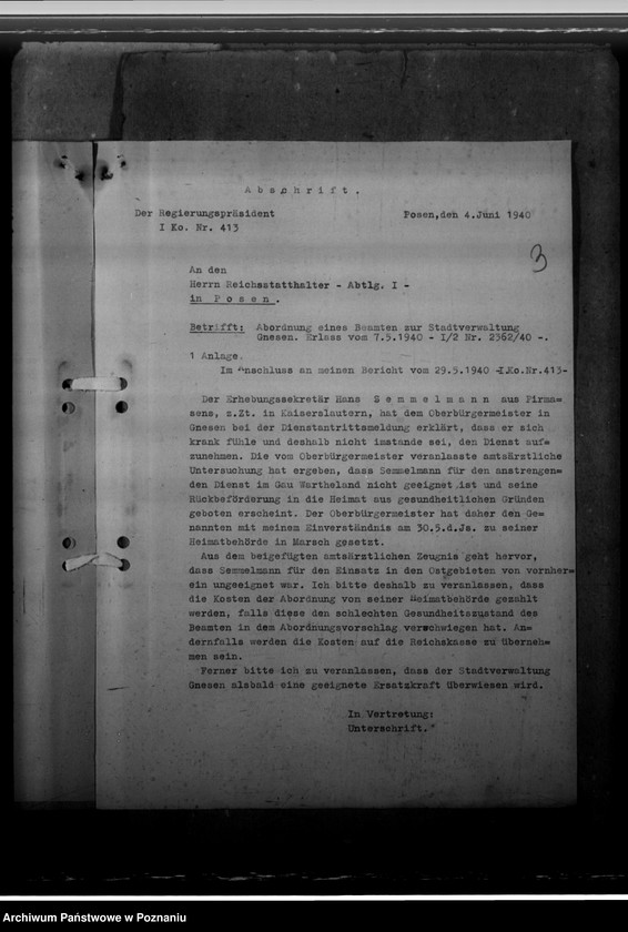 Obraz 7 z jednostki "Giseler Hans - urzędnicy"