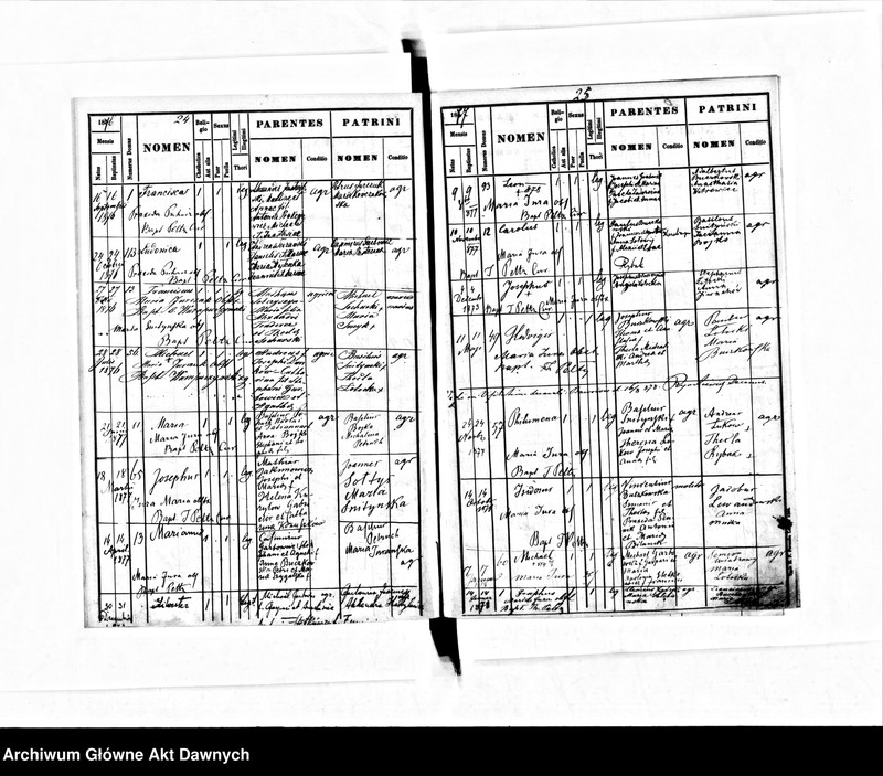 image.from.unit.number "Parafia: Baworów. Dekanat: Tarnopol. Księga metrykalna urodzeń tylko dla wsi Skomorochy. Tom II."