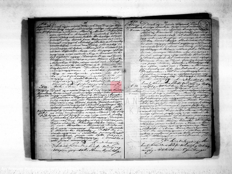 Obraz 16 z jednostki "Duplikat akt urodzonych, zaślubionych i zmarłych parafii wiżajńskiej na rok 1866"