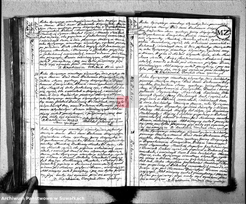 image.from.unit.number "Akta zeszłych gminy wieysieyskiey od 1-go maja 1810"