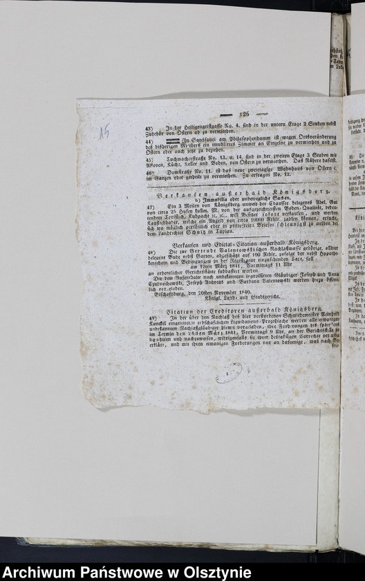 image.from.unit.number "Die Verpachtung der zur lituanischen Elementar Schule gehörigen Wiesen"