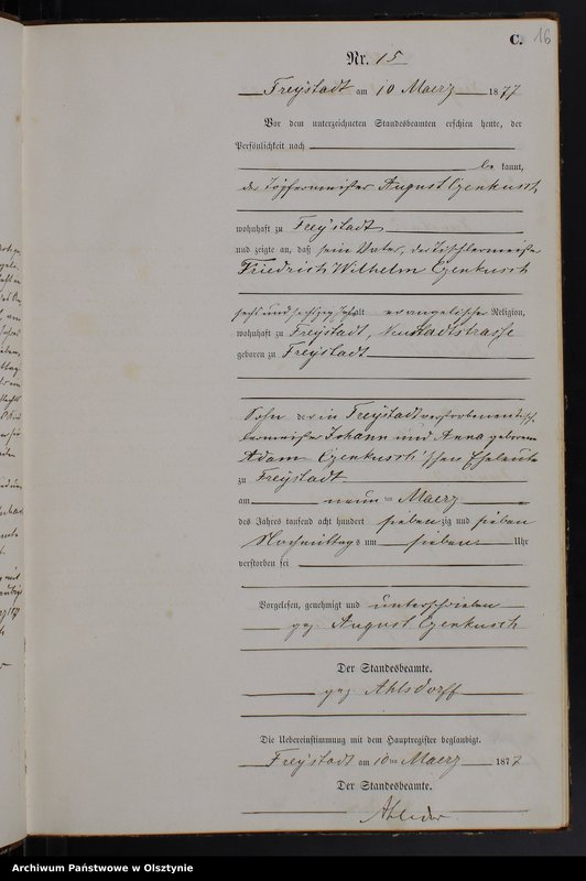 image.from.unit.number "Sterbe-Neben-Register Nr 1 - 108"