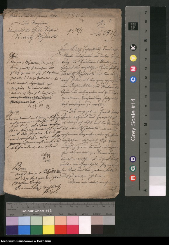 Obraz 4 z jednostki "A. betr. den Überläufer Vinzent Blendowski"