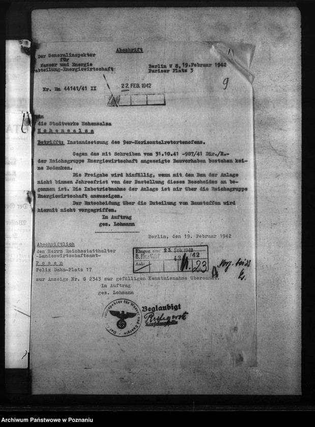 Obraz 13 z jednostki "Gaswerk - Hohensalza (Inowrocław)"