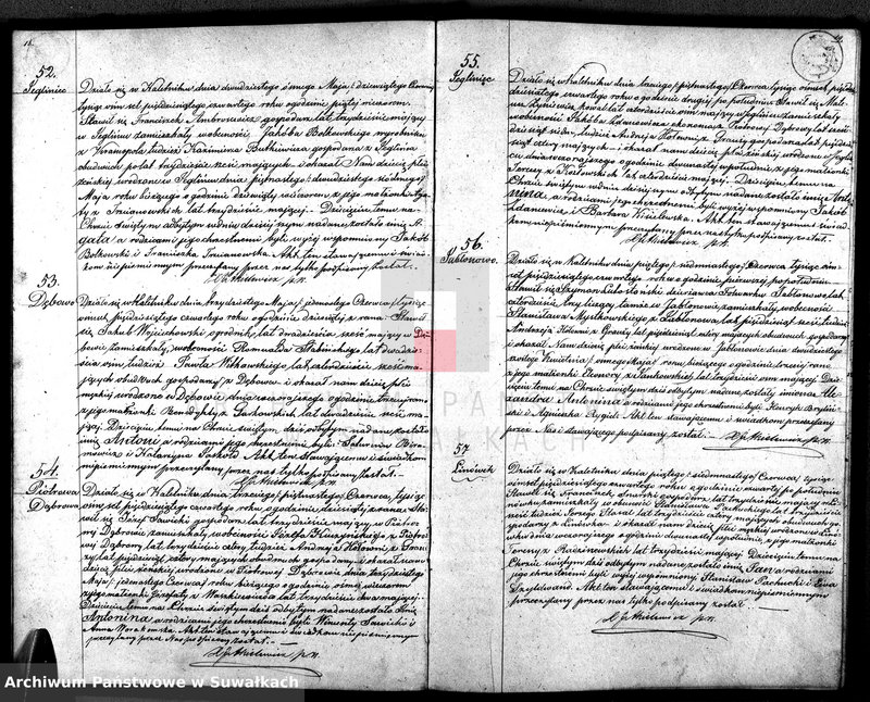 image.from.unit.number "Duplikat Aktów Parafii Kaletnickiej z Roku 1854"
