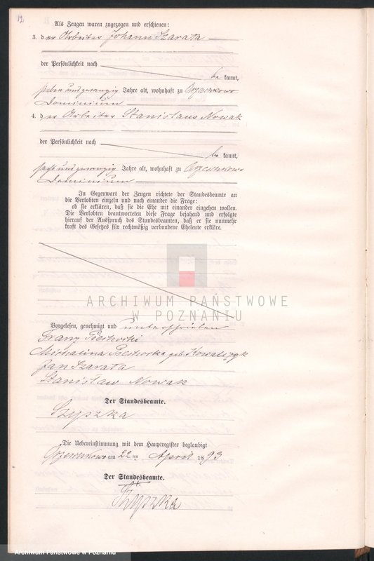 Obraz 15 z jednostki "Księga małżeństw"