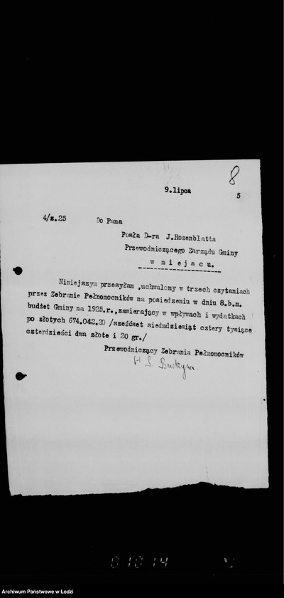 Obraz 12 z jednostki "Zebranie pełnomocników"