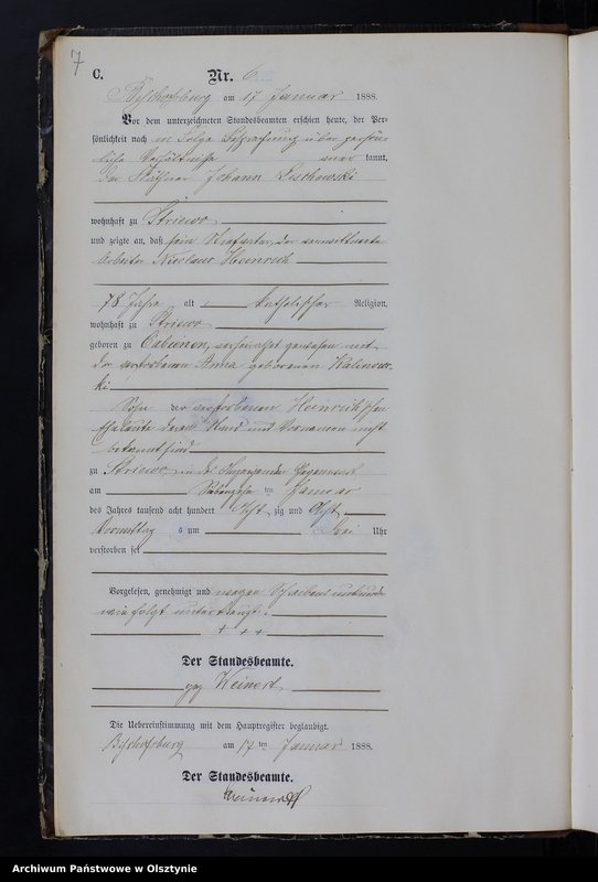 image.from.unit.number "Sterbe-Neben-Register Nr 1 - 150"