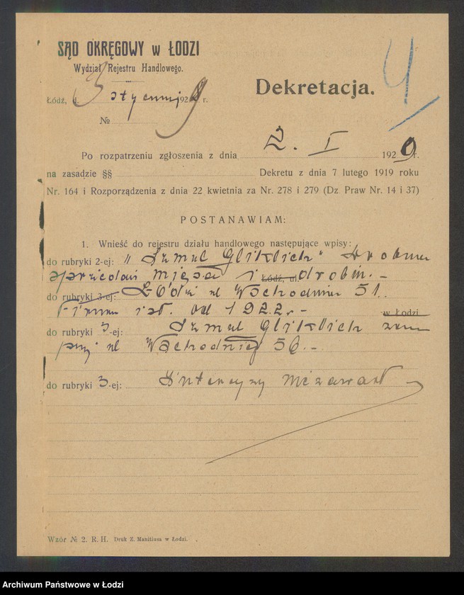 Obraz 6 z jednostki "Szmul Gliklich – sprzedaż mięsa"