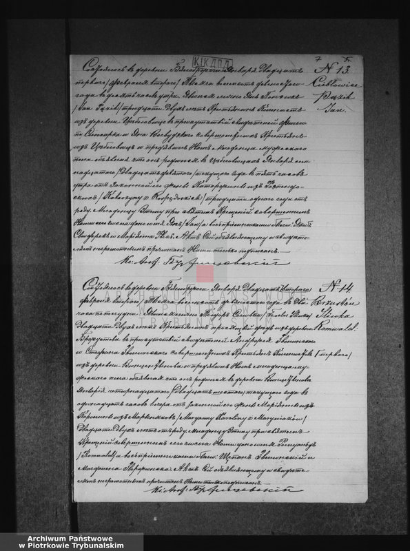 Obraz 11 z jednostki "[Księga duplikat aktów urodzonych, zaślubionych i zmarłych]"