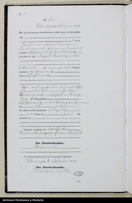 image.from.unit.number "Sterbe-Neben-Register Nr 1 - 124"