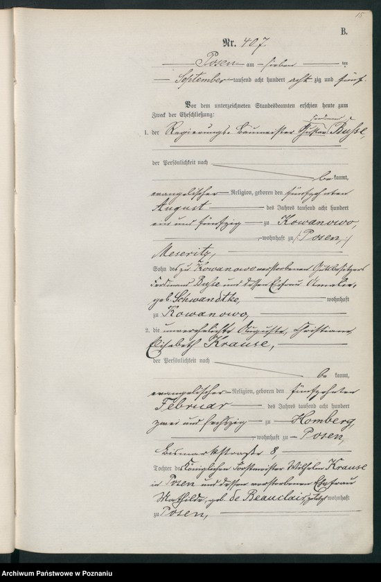 Obraz 18 z jednostki "Księga małżeństw t. III"