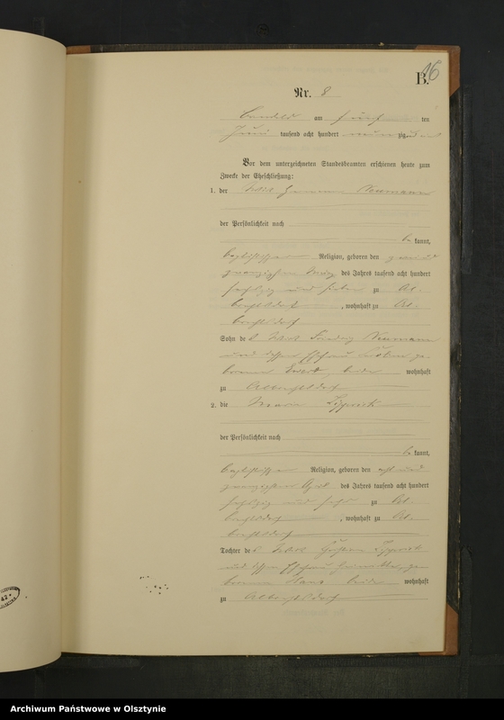 image.from.unit.number "Heiraths-Neben-Register Nr 1 - 16"