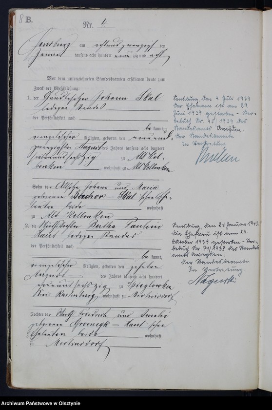 image.from.unit.number "Heiraths-Haupt-Register Nr 1 - 59"