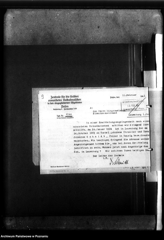 Obraz 14 z jednostki "Uhr mit der Gravierung Johann Schmidt - Graudenz (Grudziądz)"