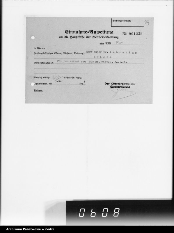 Obraz 14 z jednostki "Rechnungen für Schmucksachen"