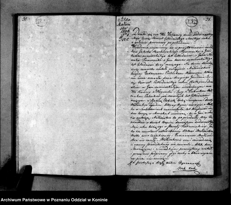 Obraz 12 z jednostki "Duplikat urodzonych, ślubów i zgonów"
