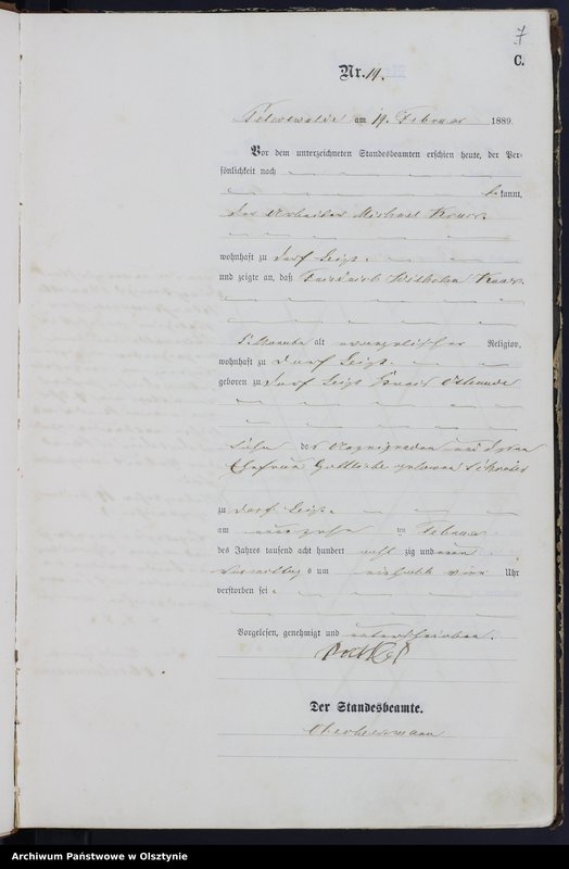 image.from.unit.number "Sterbe-Haupt-Register Nr 13 - 90"