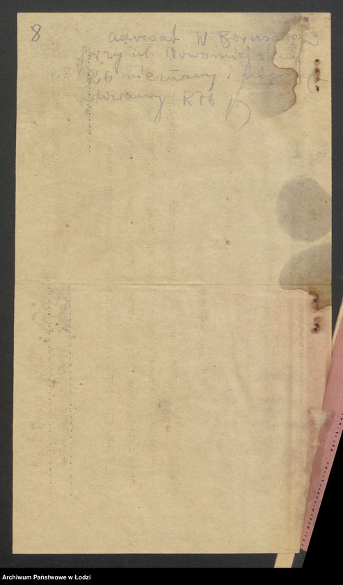 Obraz 10 z jednostki "Wolf Bornstein- sprzedaż gotowej gareroby i towarów manufakturowych"