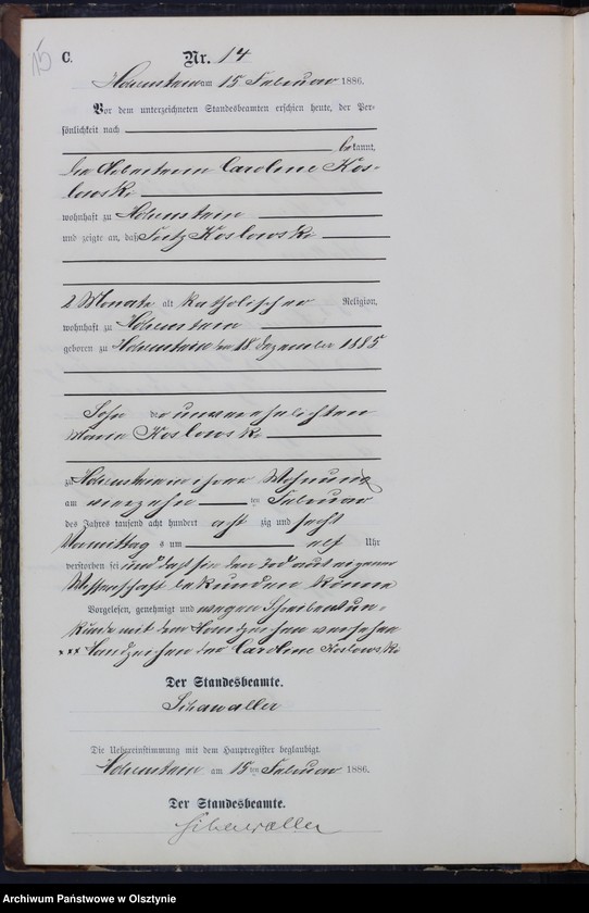 image.from.unit.number "Sterbe-Neben-Register Nr 1 - 73"