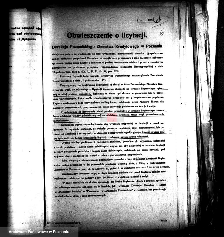 Obraz 10 z jednostki "Przymusowe przetargi nieruchomości w powiecie wyrzyskim"