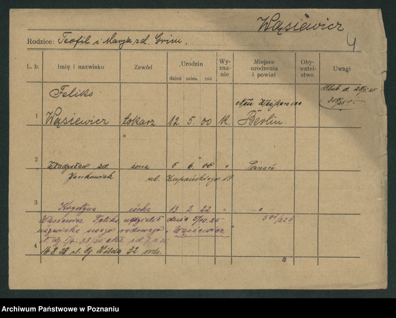 Obraz 12 z jednostki "Wasielski - Waszyniak"