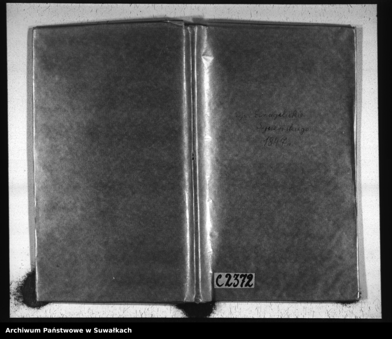Obraz 2 z jednostki "Księga Duplikat do zapisywania Aktów Urodzenia, Zaślubienia i Zeyścia dla filiału Seyneńskiego Ewangelickiego na Rok 1847."