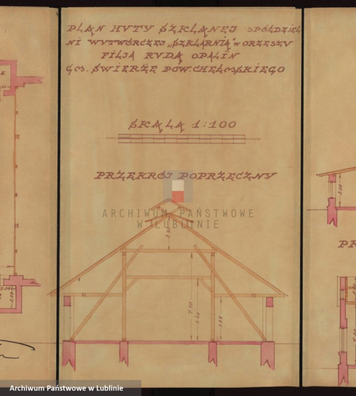 image.from.unit.number "[Projekt huty szklanej Spółdzielni Wytwórczej "Szklarnia" w Orzeszu, filia Ruda-Opalin, pow. chełmski]"