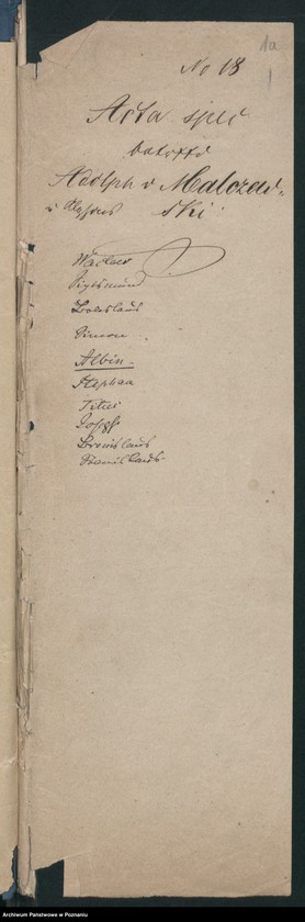 Obraz 5 z jednostki "A. betr. Familie von Malczewski"