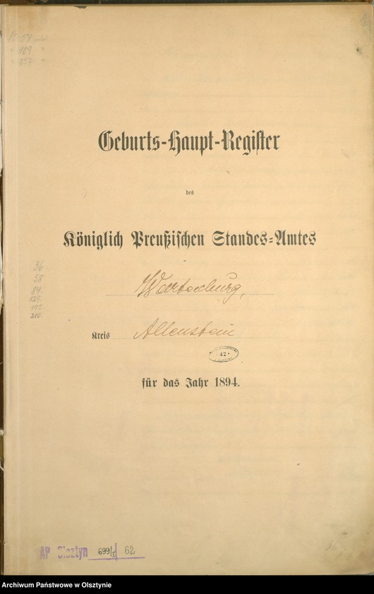 image.from.unit.number "Geburts-Haupt-Register Nr 1 - 218"