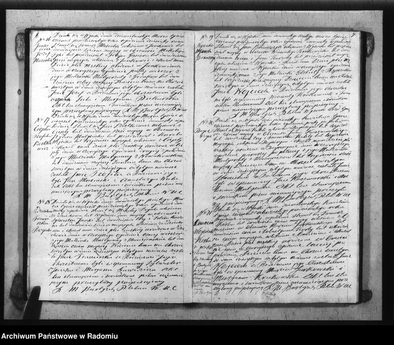 image.from.unit.number "Duplikat akt Religijno - Cywilnych Urodzonych, Zaszlubionych i Zmarłych Parafii Wysoka spisanych za rok 1850"