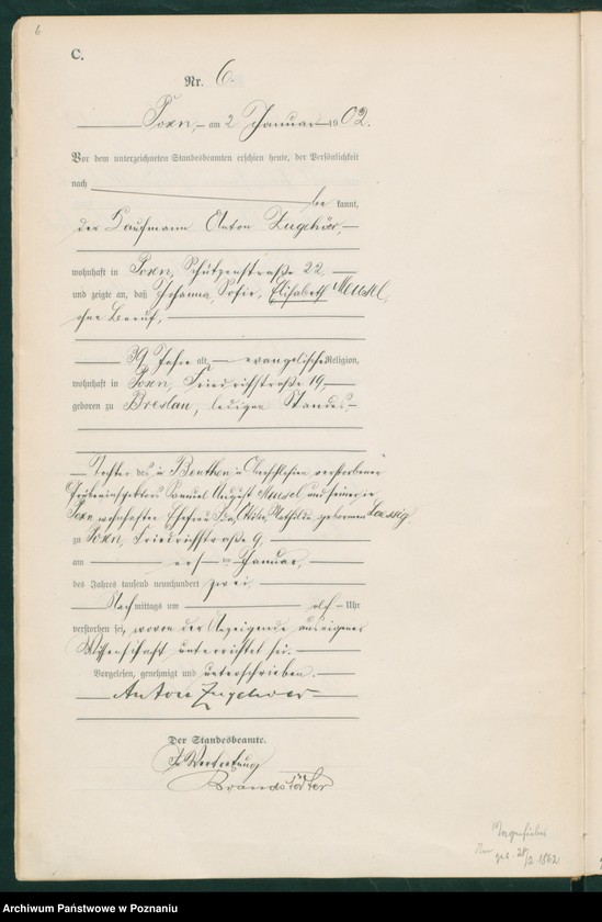 Obraz 9 z jednostki "Księga miejscowa zgonów t. I"