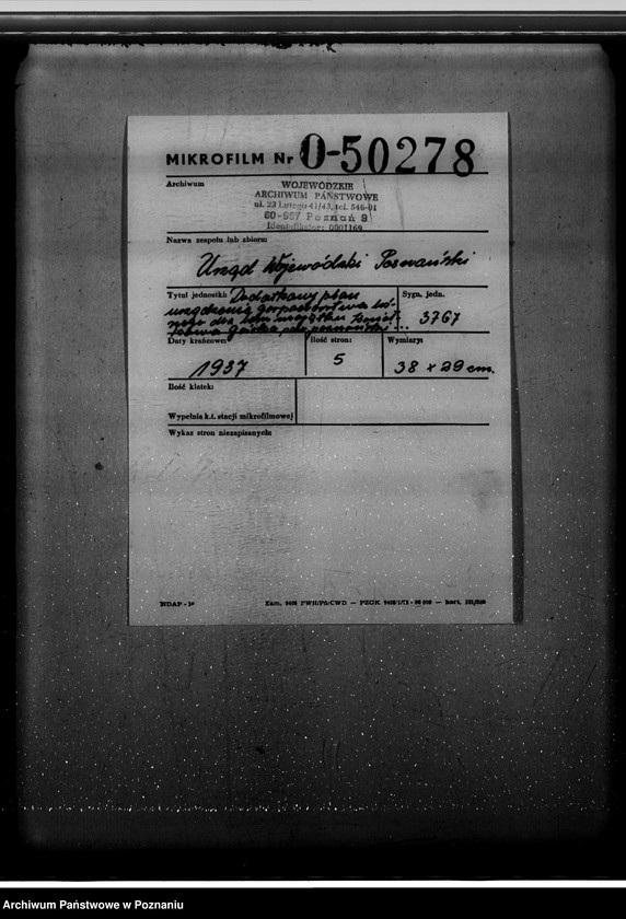 Obraz 2 z jednostki "Dodatkowy plan urządzenia gospodarstwa leśnego dla lasu majątku Kociałkowa-Góra powiat poznański na 10 lat"