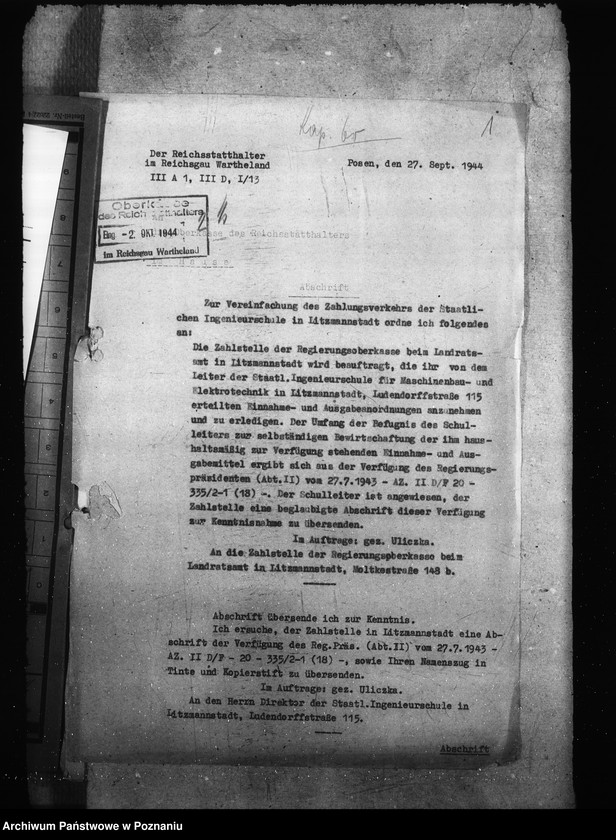 Obraz 5 z jednostki "Staatsbauschule. Meisterschule gestaltendes Handwerk. Förderung des auf Luftfahrt beüglichen Unterricht- Ausstellungen der Heimschulen"