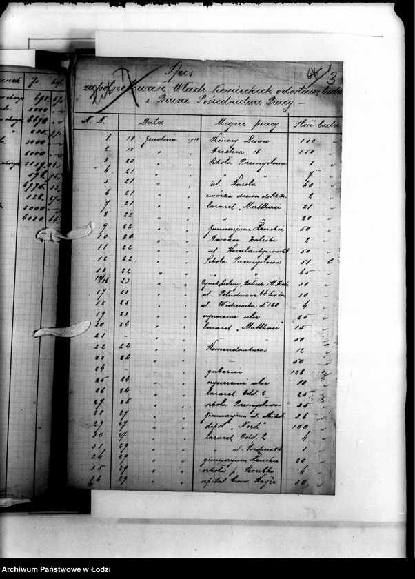 Obraz 6 z jednostki "Rachunki Szpitala "Kochanówka" Lit. "P". Dostawa ludzi Biura Pośrednictwa Pracy lit. "R""