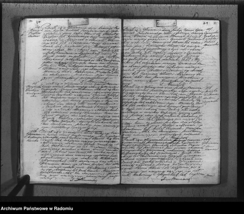 image.from.unit.number "[Duplikat akt urodzeń, małżeństw i zgonów parafii rzym.-kat. Głowaczów 1860 r.]"