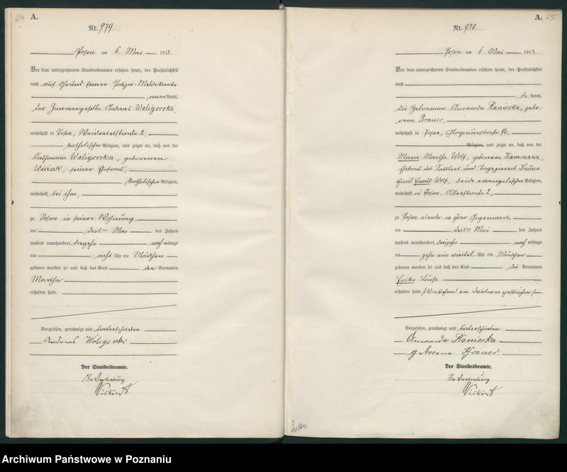 Obraz 15 z jednostki "Księga miejscowa urodzeń tom III [Rejestr główny urodzeń]"