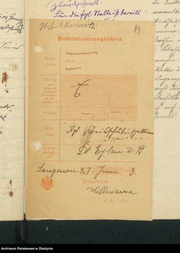 Obraz 20 z jednostki "Acten des Ortsschulinspektor"