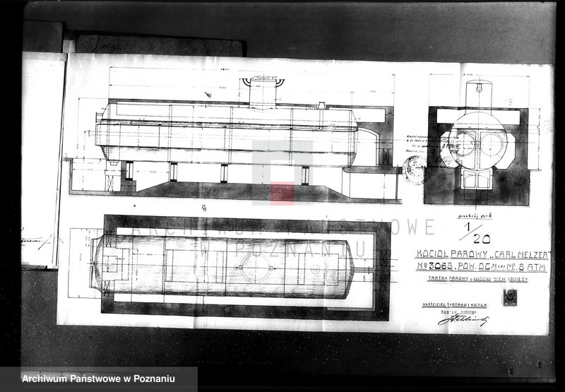 Obraz 17 z jednostki "Tartak i fabryka wyrobów z drzewa St. Urbański Urbanowo pow chodzieski nadzór nad kotłem parowym nr fabr. 3060"