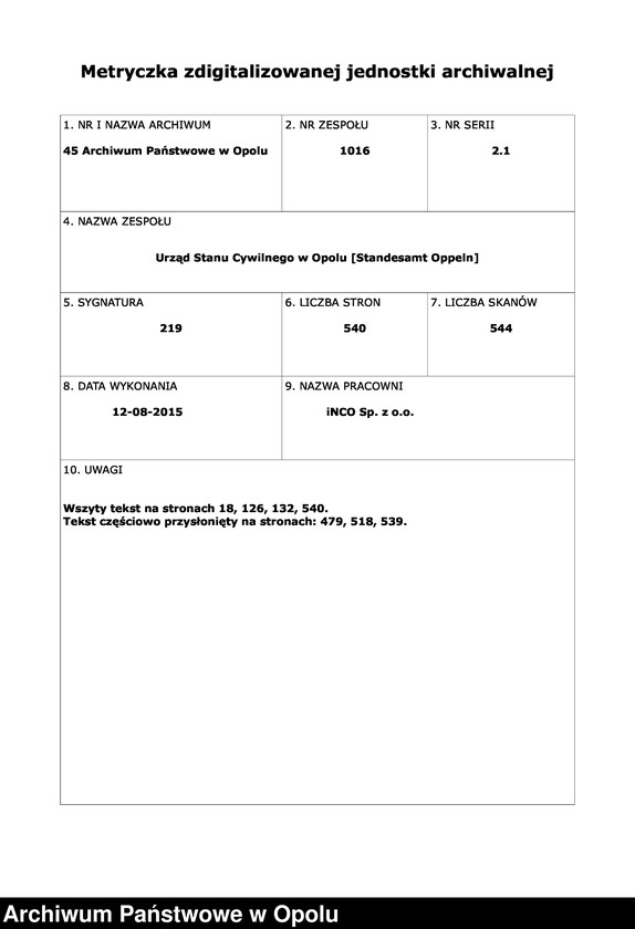 image.from.unit.number "Urząd Stanu Cywilnego Opole Księga Urodzeń Rok 1913 1-539"