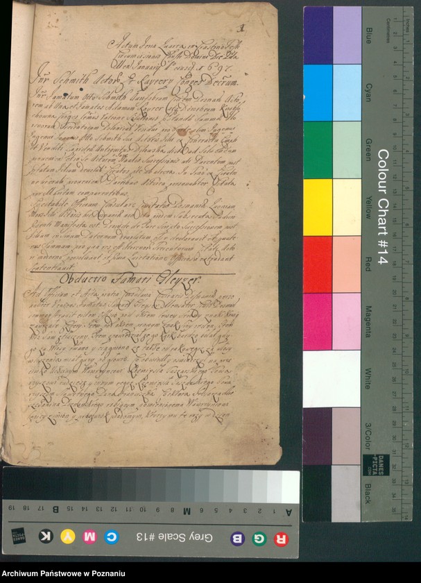 Obraz 4 z jednostki "Acta officii consularis civitatis Posnaniae."