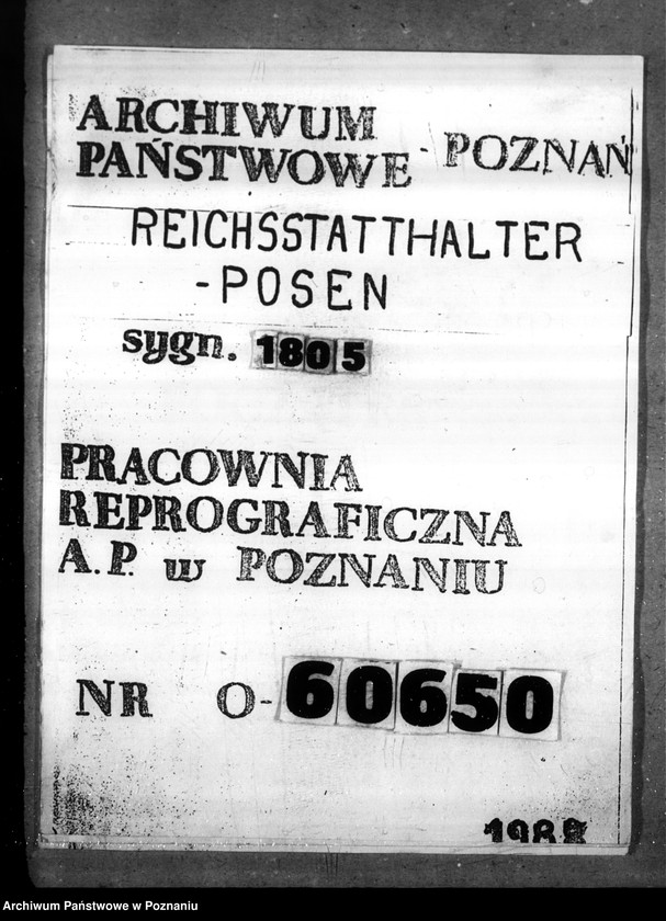 Obraz 1 z jednostki "Sparkassen und Giroverband Wartheland"