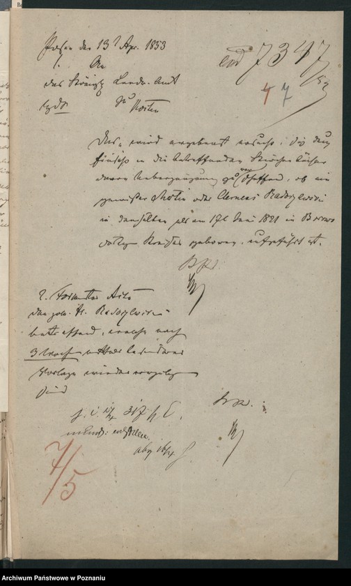 Obraz 11 z jednostki "A. betr. Klemens von Radoszewski"