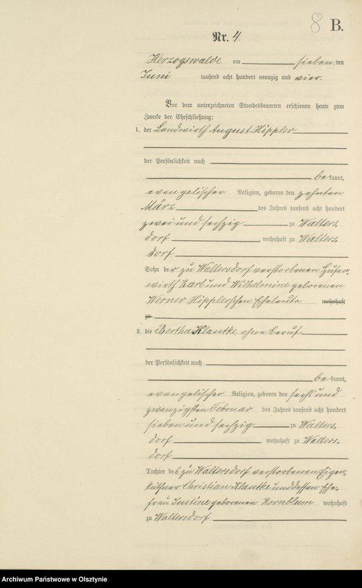 image.from.unit.number "Heiraths-Neben-Register Nr 1 - 21"