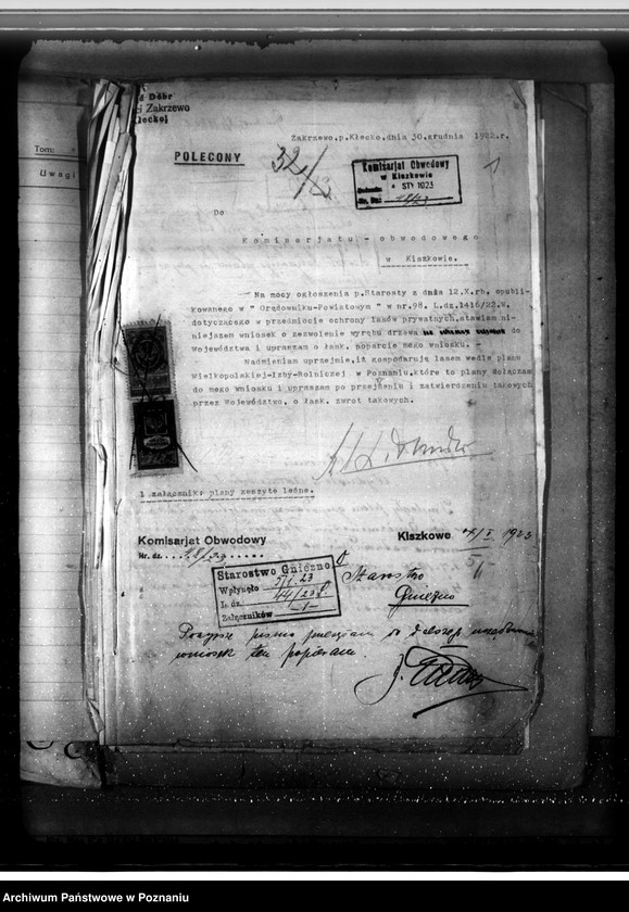 Obraz 5 z jednostki "/Nadzór nad gospodarką leśną/ majętności Zakrzewo powiecie gnieźnieńskim"